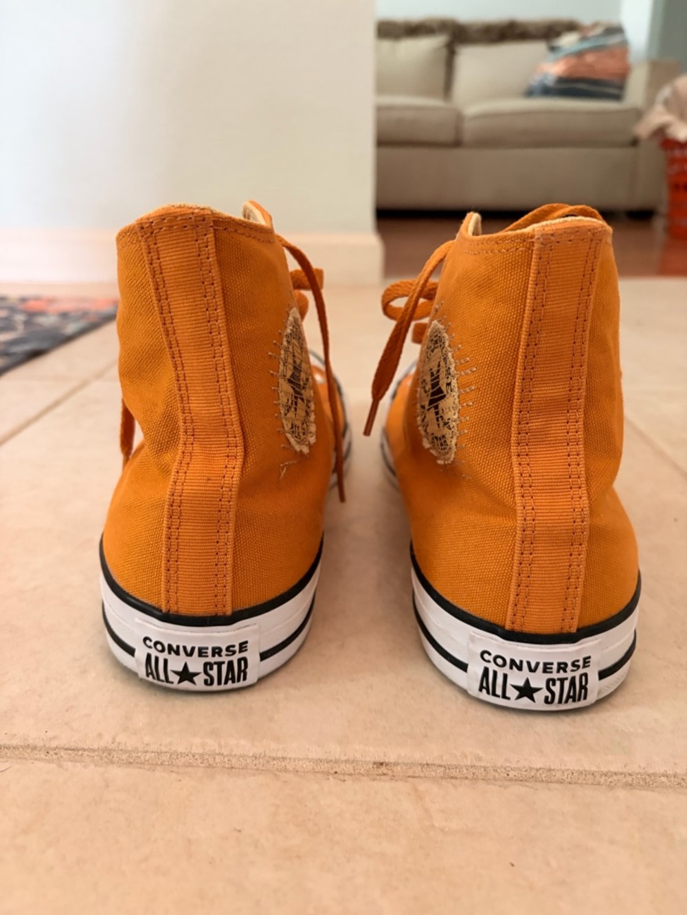 Like NEW Converse Chuck Taylor All Star Sneakers. Mustard Yellow | M8.5/W10 - Picture 7 of 12